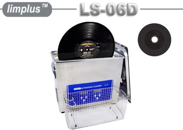 Quality Vinyl Record Table Top Ultrasonic Cleaner 6.5 Liter 180w Ultrasonic Power 40khz for sale