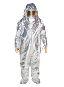 China Aluminum Foil Thermal Insulation Suit Clothing No Melting With Silver Color wholesale