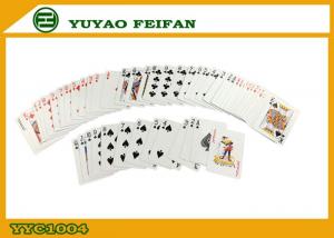 Waterproof Luxury Casino Poker Playing Cards , Customized Poker Cards