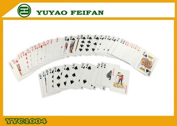Quality Waterproof Luxury Casino Poker Playing Cards , Customized Poker Cards for sale