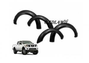 China Black 4x4 Wheel Arch Flares Accessories For Nissan Navara Frontier D40 05 - 12 wholesale