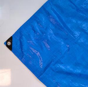 China 100gsm waterproof multi purpose cover blue pe tarpaulin poly tarps 20x30ft wholesale