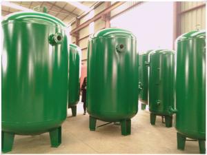 China ASME Certificated Compressed Air Storage Tank Low Pressure Vertical Orientation wholesale
