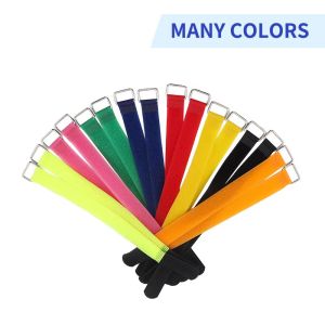Reusable Hook And Loop Strap Adjustable Hook And Loop Fastening Cable Ties With