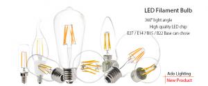China 8W Edison A60 glass global LED Filament Bulb Candle C35Light E27 A60 cover Sapphire filame wholesale