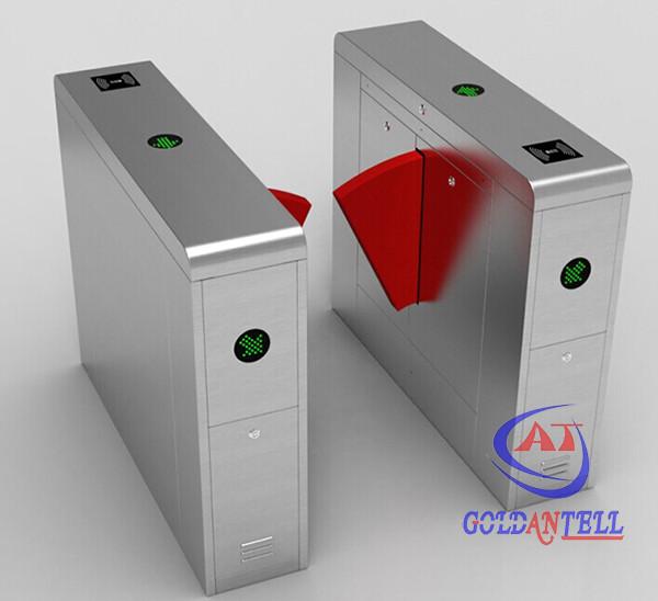 Quality 50w Indoor Outdoor Turnstile Web Based IP Biometric Acess Automated Security Gates for sale