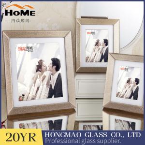 China Gold border beveled glass picture frames 6 x 8 Fashionable design on sale