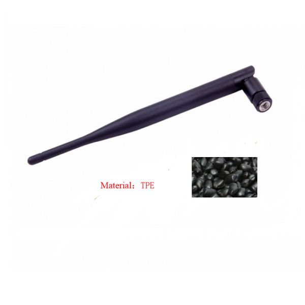 GSM White Black 2.4ghz 5dBi Wifi Rubber Antenna With SMA RPSMA connector for Modem Router Booster