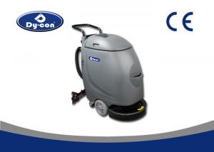 China Dycon Semi-automatic Walk Behind Plastic Grey 17Inch Industrial Floor Scrubber Dryer wholesale