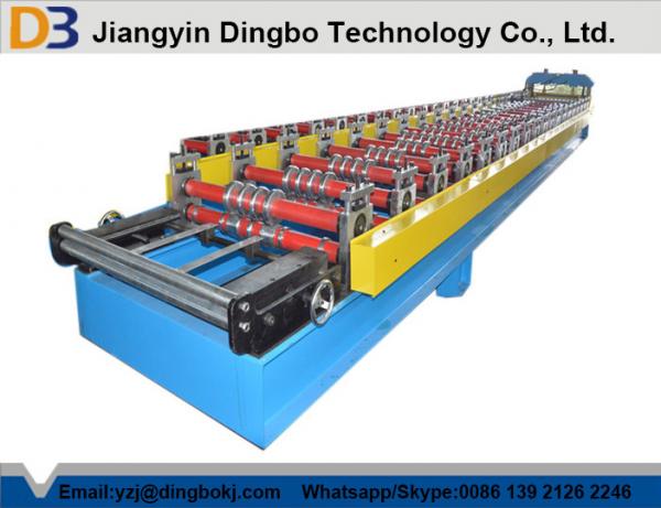Quality 380V 50Hz 840 Roof Tile Corrugated Roll Forming Machine With Colored Steel Plate for sale