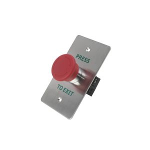 Flat Mushroom Press to Exit Push Button for Door Exit Access Control