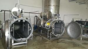 China Fruit And Vegetable Retort Food Sterilizer Machine High Efficiency Customized Capacity wholesale