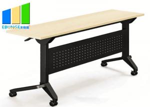 China Modern Office Desk Simple Wooden Folding Conference Tables Staff Negotiation Table wholesale