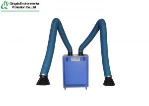China 55db Noise Two Suction Arms Mobile Welding Fume Extractor wholesale