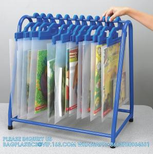 China Students bags, easy bag pack, Read-N-Go Book Bag Sturdy Snap Shut Hanging Plastic Bags Safely Send Home Assignments wholesale