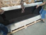 Absolute Black Granite Countertop , Prefab Black Stone Countertops For Bathroom