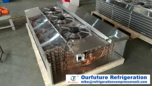 China Twin Air Blowing On Opposite Direction Unit Cooler Evaporator For Supermarket wholesale