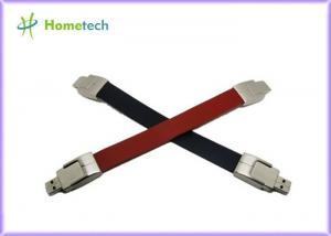 China Leather wristband personalized 32gb usb 2.0 flash drive 10-22mb / s Speed wholesale