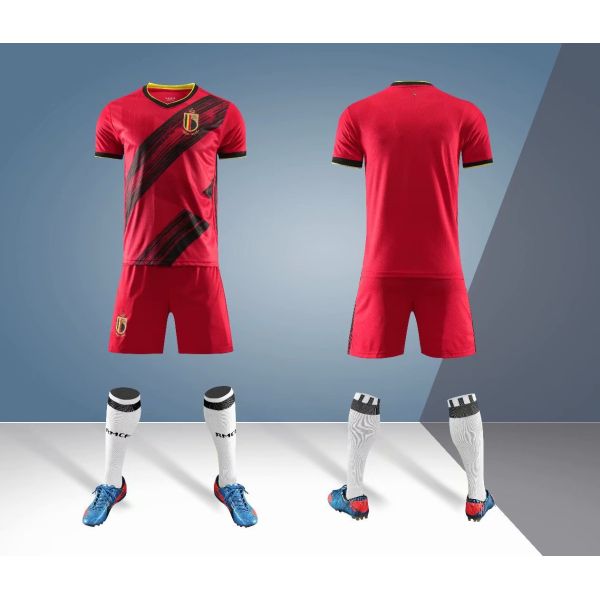 2021 2022 cheap low MOQ customize logo retro team football clothes shirts uniform soccer jersey suit