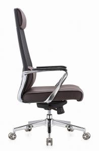 China PU Leather Computer Desk Chair Ergonomic Executive Revolving Chair wholesale