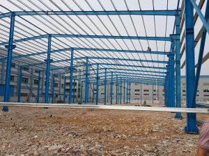 China Multi Storey Workshop Steel Structure Aluminum Alloy Window For Steel Processing wholesale