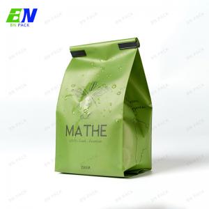 China 250g Tin Tie Coffee Bag side gusset Matte Plastic With Degassing Valve on sale