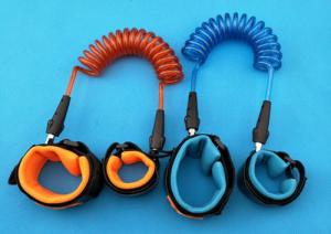 China Fashionable Orange/Blue Anti-lost Retractable Children Safety BeltsSteel Wire Toddler Security Leash wholesale