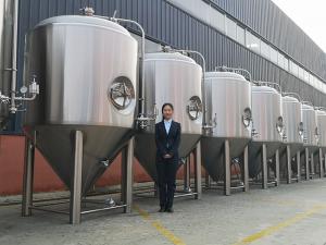 China Stainless Steel Brewhouse Equipment , 20HL Steam Heated Beer brewing Equipment wholesale