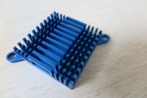 China Blue Air Cooling Aluminum Heat Sink Extrusion Casting And Forging Heat Sink wholesale