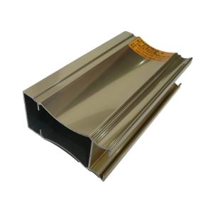 China 6063 OEM Customized 6m Machined Golden Polished Aluminium Profiles for Building Decoration wholesale