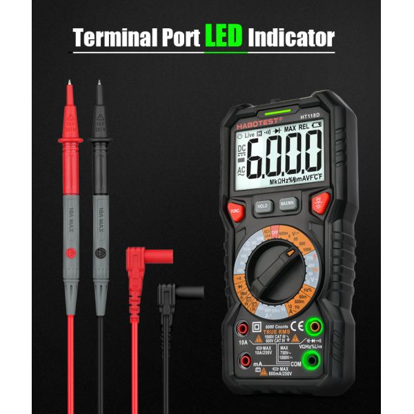 HT118D Habotest 1000V Handheld Digital Multimeter