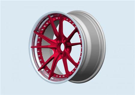 Red HRE wheels