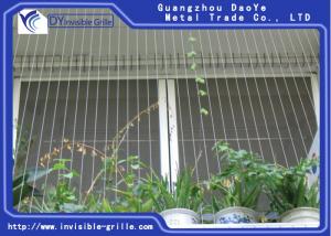 China Invisible Window Grills Inside , Window Protection Grill Easy Installation wholesale