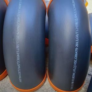 China Alloy Material Sch80 Steel Pipe Elbow A234 Wp11 16 Inch Size wholesale