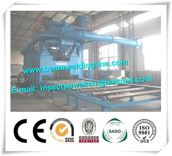 Quality External And Outer Steel Plate Painting / Shot Blasting Machine Customized for sale