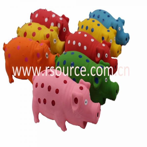 Quality Latex toys latex squeaky pig toy for sale