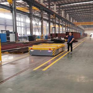 China 20 Tons Concrete Mould Rail Transfer Trolley Using In Painting Workshop ISO9001 wholesale
