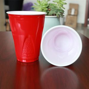 China Ps 9 Oz Disposable Plastic Cups 270Ml Red Solo Personalized Plastic Cups wholesale