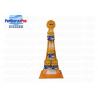 Buy cheap 12 Hooks Corrugated Cardboard Hook Display 2 Sided Eiffel Tower Shaped Durable from wholesalers