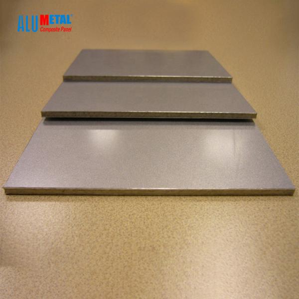 China 6mm PVDF 2000mm Aluminium Composite Panel Partition Rainscreen Cladding Brushed Surface on sale China 6mm PVDF 2000mm Aluminium Composite Panel Partition Rainscreen Cladding Brushed Surface on sale