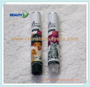 Food Packaging Tubes Printed Aluminum  Collapsible Tubes for Pets' food 60ml~180ml