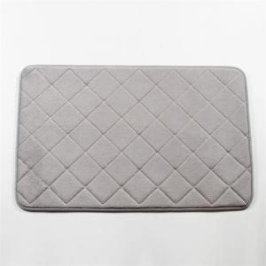 China PVC Backing Polyester Microplush Memory Foam Bath Mat Super Soft wholesale