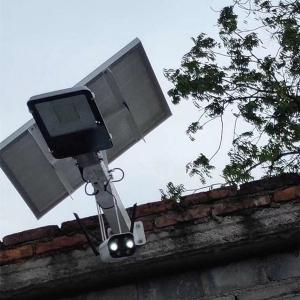 China Solar Street Light with WIFI and Security Camera Light Power 100W for Gate on sale