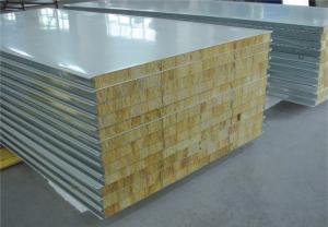 China Fire Proof Rock Wool Galvanised Steel Roofing Sheets Environment Friendly wholesale