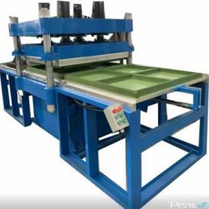 China Playground Tile Rubber Vulcanizing Press 1100x1100mm Rubber Tile Press wholesale