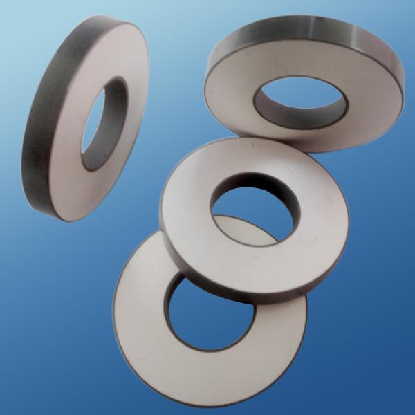 Quality Ring Shape Piezoelectric Ceramic Element For Ultrasonic Sensor Custom Size for sale