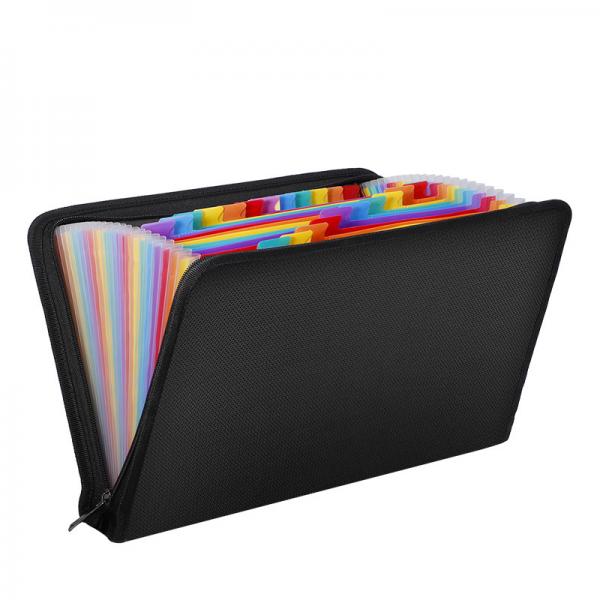 Quality 2000℉ Office File Storage A4 Accordion Folder With Handle 24 Pockets Fireproof Document Filling File Bag for sale