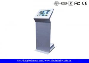 China Super-Slim Free Standing Touch Screen Kiosk In Court House For Information Checking wholesale