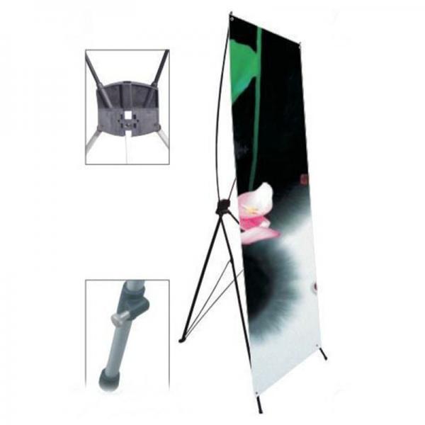 Advertising graphic banner stand Trade Show Display X Banner Stand With PVC Banner