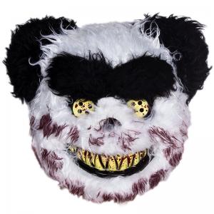 China Halloween Animal Latex Masks 22*35cm Full Face Plush Bear Mask on sale